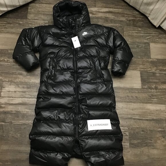 Women's Nike X-LARGE Therma-Fit Down-Fill Full Length Puffer Parka DH4081-010 NW
